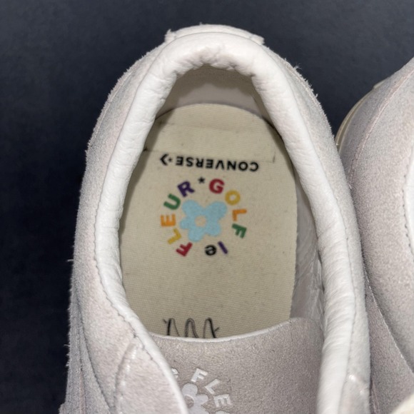 Converse Golf Le Fleur One Star Shoes Mens Size 5 Womens 7 White Suede Low Top - Picture 6 of 8